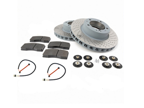 Kit de discos y pastillas de freno delanteros. Porsche 964 TURBO 3.6L (OE n.° 96535104500 y 96535104600). - 96535104500, 96535104600, 99335194904