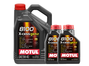 MOTUL 8100 X-CESS GEN2 5W-40 motorolie 7ltr - 109776, 109774