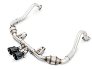 AWE Touring edition exhaust system with Black tips for Porsche 718 Boxster / Cayman - 3015-33080, 3015