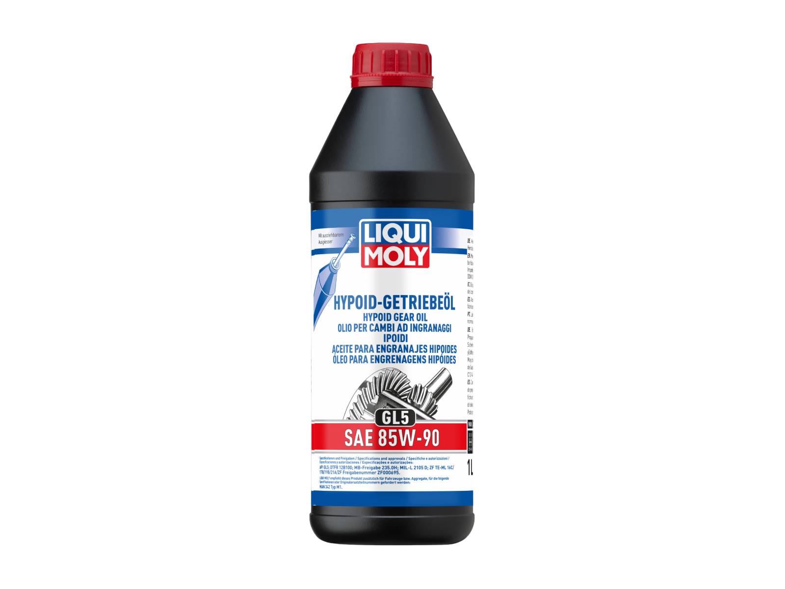 LIQUI MOLY Hypoid Gear Oil (GL5) SAE 85W-90 5ltr / 20ltr - PCG04321052 - 1035, 1047