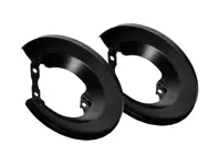 Kit piastra copridisco freno POSTERIORE completo. Porsche 914-6 - 90135280121, 91435208500, N0102353, N01224111, N0122418 - BRK14.1.105