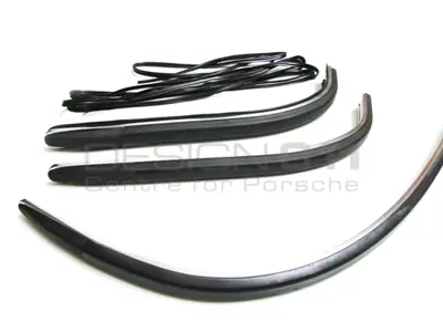 Juego de molduras y gomas de paragolpes delantero y trasero. Porsche 911 1965 en adelante - 90150504650, 90150504651