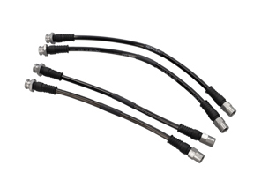 Tubi freno in acciaio inossidabile intrecciato (set da 4) anteriori e posteriori Porsche 911 1974-89 - 90135563201, 90135563202, 90135563203, 90135563101, 90135563102, 90135563100, 91135508700, 91135508701, 91135508702