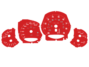 Dial face set,  PDK / MPH Porsche 991.1