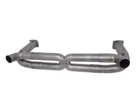 Silenziatore di scarico sportivo da corsa bypass x tubo senza catalizzatori. Porsche 997.1 turbo - 99711102772 - 9M9711102773