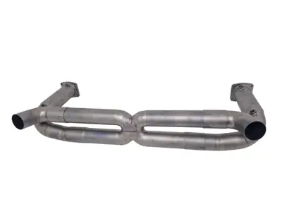 Silenziatore di scarico sportivo da corsa bypass x tubo senza catalizzatori. Porsche 997.1 turbo - 99711102772 - 9M9711102773