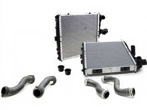 Water Coolant Fluid radiators & pipes  Porsche Boxster 987 / Cayman 987C / 997 (OE Part No. 99710613102 / 99710613202) - 99710613102, 99710613202, 99710662105, 99710662504, 99710662204, 99710662605