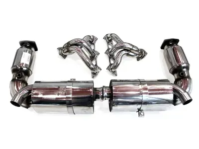 运动型排气消声器和排气歧管套件。保时捷 997 Turbo - 3606009707, 3606309705
