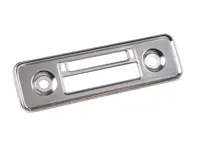Cubierta de radio, cromada, para Blaupunkt Frankfurt. Porsche 356/911/914 - 8101850500