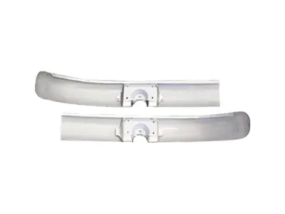 Achterbumper (niet gelast) met uitlaatuitsparingen. Porsche 356A T2 1957-59 - 64450502101 - PP126T2, P126T2