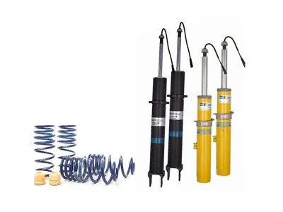 Bilstein Sports B6 schokdempers voor en achter & verlagingsveren met PASM Porsche 991 C2 - 98134304504, 99134304513, 99134304515, 99134304516, 99134304528, 99133305310, 99133305304, 99133305306, 99133305308, 9913330530, 99133305309, 99133305324