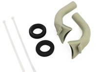 Bocchetta di sbrinamento posteriore, sinistra e destra. Porsche 911/912 (1965-68) - 90157204122, 90157204222, 99970204050 - PP221D