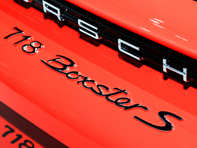 Badge Arrière '718 Boxster S' Noir pour Porsche 718 (982) Boxster - 98204480081041