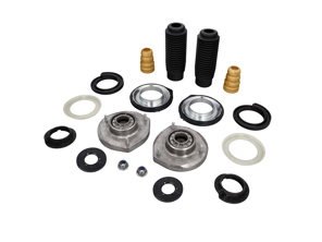 Kit di montaggio superiore e revisione ammortizzatore anteriore. Porsche 981 Boxster 2012-16 con PASM - PAF00855000, 99134301502, 99134350103, 9P1412269, 9P1412149, 99134356101, 9P1412137A, 9P1411189, 99134330103