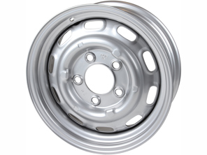 15' 6inch ET36 Steel Wheel with Silver / Grey Finish - 90136101506 - 1660000100