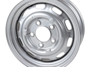 15' 6 Zoll ET36 Stahlfelge mit silber/grauem Finish - 90136101506 - 1660000100