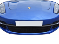 Parachoques delantero de acero inoxidable rejilla central inferior ZunSport. Porsche Panamera 971 - ZPR86717, ZPR86717B, ZPR86717, ZPR86717B