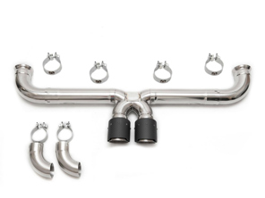 Exhaust Catback Competition Race X-Pipe. Porsche 991 GT3 / GT3 RS 2014-2016 - FS.POR.991GT3.CRX, FS.POR.991GT3.CRX.BR, FS.POR.991GT3.CRX.CF