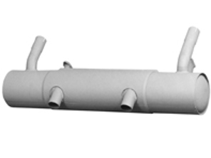 Auspuffendschalldämpfer / Schalldämpfer-Heckkasten. Porsche 356A - 61611101000, 61611101001, 92.321, 92321, 1620600700 - 92.321, 1620600700