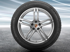 19' Macan Sport Alloy Wheels & Winter Tyres Original Porsche - 95B044630C, 95B044640C