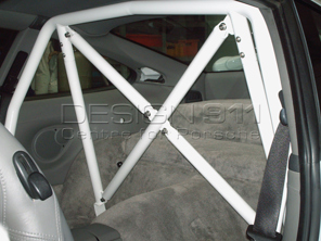 Roll cage bolt in for Porsche 997.1 / 997.2 RAL 9016 WHITE - P997RB