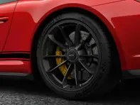 20' 991.2 GT3 in zwart (zijdeglans) lichtmetalen velgen origineel Porsche - 99104460310