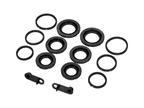 Front Brake Caliper Piston Dust Cap and Seal Kit for 6 Piston Brake Calipers. Porsche 996 / 997 / 987.1 - 99635191501, 99635191500, 95135291700 - 228010