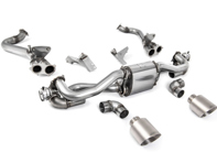 Escape deportivo Milltek GPF Bypass con embellecedores GT-115 de titanio. Porsche 718 Cayman GT4 / Boxster GTS 4.0L - 982251053E, 982251053K, 982251053F, 982251053H, 982251053D, 982251053G, 982254351B, 982254351L, 982254351AA, 982254351P, 982254351R, 982254350B, 982254350L, 982254350AA, 982254350P, 982254350R - SSXPO164