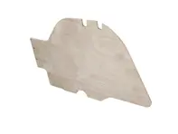 Pedalbodenplatte LHD RECHTS. Porsche 911 1965-68 - 90155106420 - TRP11.3.102, TRP113102