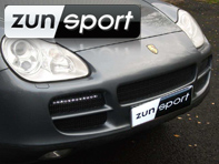 Ensemble de grilles en acier inoxydable pour pare-chocs avant ZunSport. Porsche 955 Cayenne - ZPR45003, ZPR45003