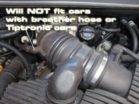 Kaltluftansaugkit Porsche 996 C2 / C4 / C4S 1997-2004 - 0549290110, 99951235002, 999110SH002, 99604000052