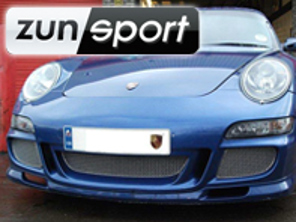 Edelstahl-Grillsatz für vordere Stoßstange ZunSport. Porsche 997 GT3