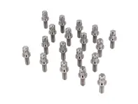 Collecteur d'échappement Jeu de vis en titane M8x21 pour Porsche 986 / 996 / 987.1 / 987.2 / 997.2 / 981 / 991 / GT4 - 99907353501, 99907347101, 99907353502