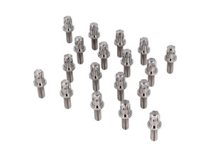 Collecteur d'échappement Jeu de vis en titane M8x21 pour Porsche 986 / 996 / 987.1 / 987.2 / 997.2 / 981 / 991 / GT4 - 99907353501, 99907347101, 99907353502