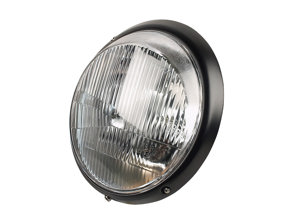 Faro, borde negro. Porsche 911 1969-86 (tipo sin nivelación) LHD COCHES - 91163111302, 911.631.113.02, 1695100200