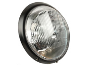Faro, bordo nero. Porsche 911 1969-86 (tipo non livellante) AUTO CON GUIDA A GUIDA - 91163111302, 911.631.113.02, 1695100200