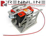 Kit de reubicación de batería Rennline con soporte Kill Switch. Porsche 911 - EL03.38, EL0338