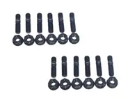 Kit de goujons et écrous en titane, collecteur d'échappement vers culasse. Porsche 718 Boxster / 718 Cayman - 99907358901 - 9M7182025SPYTISTUDHEAD