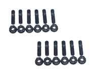 钛合金螺柱和螺母套件，用于连接排气歧管和缸盖。适用于保时捷 718 Boxster / 718 Cayman。 - 99907358901 - 9M7182025SPYTISTUDHEAD