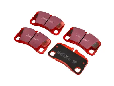 EBC RED Remblokken 'Road' Achter. Porsche 997 Turbo / 997.2 C2/C4 - 99735294901, 99735294905, 99735294904, 99735294910 - DP31930C