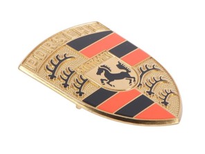 Motorhaubenplakette für frühe Porsche 911 bis 1973 - 90155921021, 90155921027, 90155921029