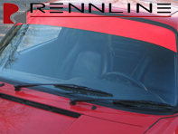 Rennline 挡风玻璃遮阳板，白色。保时捷 996/997/987 Boxster/Cayman/991 - E40