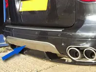 Facelift Heckstoßstange Untere Verkleidung Porsche 957 Cayenne