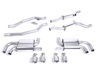 Milltek Sportauspuffanlage mit Resonanz (lauter). Porsche 958 Cayenne Turbo 4.8L V8 2010-14 - 95811191020, 95811191021, 95811191022, 95811191023 - SSXPO111