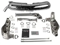 Kit d'échappement pour Porsche 911 3.2L Boite arrière 1IN - 1OUT, Diamètre extérieur 84mm. - 1623104000, 91.104S, 91133091104S, 1620400800, 1620200600, 92.300S, 91122092300S, 1620606400, 92.502S, 91122092502S, 1621701710, 91.104KIT, 91104KIT, 1621700310, 92.100KIT, 92100KIT, 1621401980, 1621401970, 1621101200, 91111119101, 91111119102, 1625000300, 90007428202, 1625001100, 90091009702, 9009100970C, 93011116905, 92.104S