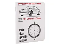 Cahier des Spécifications Techniques. Porsche 911 3.2 1984-87 & 930 3.3 Turbo - WKD423020