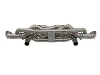 Sports exhaust valved bypass Z  pipe silencer titanium. Porsche 718 GT4 RS / Spyder RS - 9GT251053A, 9GT251053B - 9M9GT25105B
