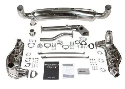 Kit d'échappement pour Porsche 911 2.7-3.0L Boite arrière 1IN - 2OUT, Diamètre extérieur 84mm. - 1620000910, 92.287SD, 1623103500, 1620400400, 1620401000, 1620200600, 1620604400, 1621701910, 1621701510, 1621401970, 1621101200, 1625000300, 1625001100, 91.101S, 92.102S, 92.103S, 92.300S, 92.502SD, PCG91121100, 91.101KIT, 93011115900, 91111119101, 90007428202, 90091009702