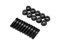 Kit perno e dado in titanio, OPF al silenziatore. Porsche 718 GT4 / Spyder / GTS - PAF007637 - 9M718TISTUD