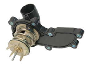 Caja de termostato de bomba de agua con inserto. Porsche 958 Cayenne Híbrido / 970 Panamera Híbrido - 95810603202, 95810603201, 95810603200, 06E121111AL - URO-012414